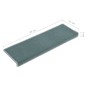 vidaXL Alfombras de peldaños de escalera 15 uds azul 65x21x4 cm vidaXL Alfombras de peldaños de escalera 15 uds azul 65x21x4 cm
