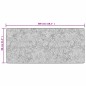vidaXL Alfombra lavable antideslizante negro y blanco 80x300 cm vidaXL Alfombra lavable antideslizante negro y blanco 80x300 cm