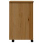 vidaXL Cajonera con ruedas MOSS madera maciza pino marrón miel vidaXL Cajonera con ruedas MOSS madera maciza pino marrón miel