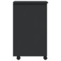 vidaXL Cajonera con ruedas MOSS madera maciza de pino gris vidaXL Cajonera con ruedas MOSS madera maciza de pino gris