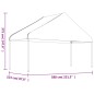 vidaXL Cenador con techo polietileno blanco 6,69x5,88x3,75 m vidaXL Cenador con techo polietileno blanco 6,69x5,88x3,75 m