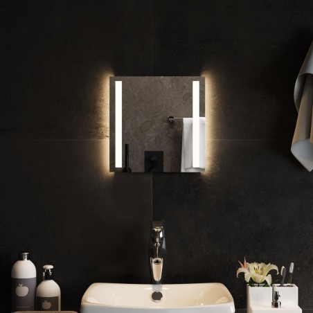 vidaXL Espejo de baño con LED 30x30 cm