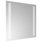 vidaXL Espejo de baño con LED 30x30 cm