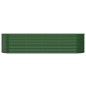 vidaXL Jardinera arriate acero recubrimiento polvo verde 296x80x68 cm vidaXL Jardinera arriate acero recubrimiento polvo verde 296x80x68 cm