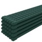 vidaXL Tutores para plantas de jardín 30 unidades acero verde 90 cm vidaXL Tutores para plantas de jardín 30 unidades acero verde 90 cm