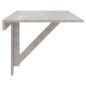 vidaXL Mesa de pared plegable contrachapada gris hormigón 100x60x56 cm vidaXL Mesa de pared plegable contrachapada gris hormigón 100x60x56 cm