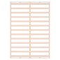 vidaXL Estructura de cama doble de madera maciza blanco 135x190 cm vidaXL Estructura de cama doble de madera maciza blanco 135x190 cm
