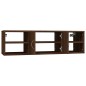 vidaXL Estantería de pared madera contrachapada marrón 102x30x29 cm vidaXL Estantería de pared madera contrachapada marrón 102x30x29 cm