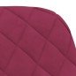 vidaXL Sillas de comedor 2 unidades terciopelo rojo tinto vidaXL Sillas de comedor 2 unidades terciopelo rojo tinto