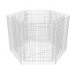 vidaXL Arriate hexagonal de gaviones 160x140x100 cm vidaXL Arriate hexagonal de gaviones 160x140x100 cm