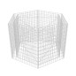 vidaXL Arriate hexagonal de gaviones 160x140x100 cm vidaXL Arriate hexagonal de gaviones 160x140x100 cm