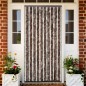 vidaXL Cortina mosquitera beige y marrón claro chenilla 120x220 cm vidaXL Cortina mosquitera beige y marrón claro chenilla 120x220 cm