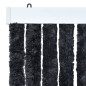 vidaXL Cortina mosquitera gris antracita chenilla 120x220 cm