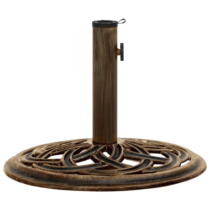 vidaXL Base de sombrilla de hierro fundido bronce 44x44x31 cm vidaXL Base de sombrilla de hierro fundido bronce 44x44x31 cm