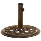 vidaXL Base de sombrilla de hierro fundido bronce 44x44x31 cm vidaXL Base de sombrilla de hierro fundido bronce 44x44x31 cm