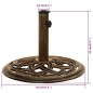 vidaXL Base de sombrilla de hierro fundido bronce 44x44x31 cm vidaXL Base de sombrilla de hierro fundido bronce 44x44x31 cm