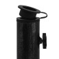 vidaXL Base de sombrilla de hierro fundido negro 47x47x33 cm 