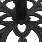 vidaXL Base de sombrilla de hierro fundido negro 47x47x33 cm 
