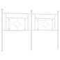 vidaXL Cabecero de metal blanco 160 cm vidaXL Cabecero de metal blanco 160 cm