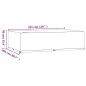 vidaXL Fundas muebles jardín 2 uds 16 ojales rectangular 325x205x90 cm