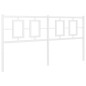 vidaXL Cabecero de metal blanco 160 cm vidaXL Cabecero de metal blanco 160 cm