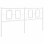 vidaXL Cabecero de metal blanco 160 cm vidaXL Cabecero de metal blanco 160 cm