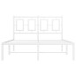 vidaXL Estructura de cama de metal con cabecero blanca 120x200 cm vidaXL Estructura de cama de metal con cabecero blanca 120x200 cm