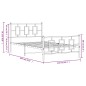vidaXL Estructura cama metal con cabecero y pie cama blanca 107x203 cm vidaXL Estructura cama metal con cabecero y pie cama blanca 107x203 cm