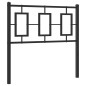 vidaXL Cabecero de metal negro 90 cm vidaXL Cabecero de metal negro 90 cm