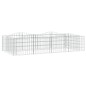 vidaXL Arriate de gaviones forma arco hierro galvanizado 200x100x50 cm vidaXL Arriate de gaviones forma arco hierro galvanizado 200x100x50 cm