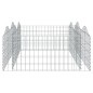 vidaXL Arriate de gaviones forma arco hierro galvanizado 200x100x50 cm vidaXL Arriate de gaviones forma arco hierro galvanizado 200x100x50 cm