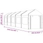 vidaXL Cenador con techo polietileno blanco 11,15x2,28x2,69 m vidaXL Cenador con techo polietileno blanco 11,15x2,28x2,69 m