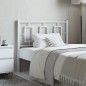 vidaXL Cabecero de metal blanco 100 cm vidaXL Cabecero de metal blanco 100 cm
