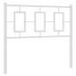vidaXL Cabecero de metal blanco 100 cm vidaXL Cabecero de metal blanco 100 cm