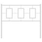 vidaXL Cabecero de metal blanco 100 cm vidaXL Cabecero de metal blanco 100 cm