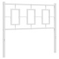 vidaXL Cabecero de metal blanco 100 cm vidaXL Cabecero de metal blanco 100 cm