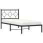 vidaXL Estructura de cama con cabecero metal negro 90x200 cm vidaXL Estructura de cama con cabecero metal negro 90x200 cm