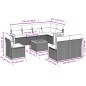 vidaXL Set de sofás de jardín 8 piezas y cojines ratán sintético negro vidaXL Set de sofás de jardín 8 piezas y cojines ratán sintético negro