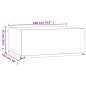 vidaXL Fundas muebles jardín 2 uds 8 ojales rectangular 180x122x75 cm vidaXL Fundas muebles jardín 2 uds 8 ojales rectangular 180x122x75 cm