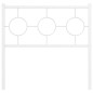 vidaXL Cabecero de metal blanco 90 cm vidaXL Cabecero de metal blanco 90 cm