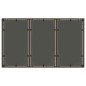 vidaXL Mesa de jardín superficie de vidrio ratán PE marrón 150x90x75cm vidaXL Mesa de jardín superficie de vidrio ratán PE marrón 150x90x75cm