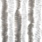 vidaXL Cortina antimoscas chenilla gris claro y blanco 56x185 cm