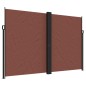 vidaXL Toldo lateral retráctil marrón 220x1000 cm vidaXL Toldo lateral retráctil marrón 220x1000 cm