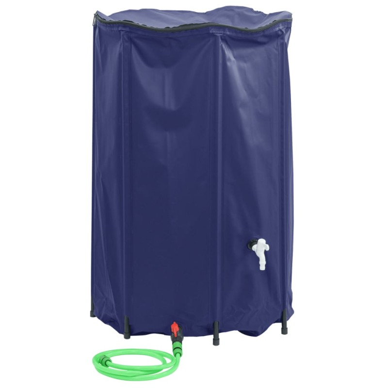 vidaXL Depósito de agua plegable con grifo PVC 1000 l vidaXL Depósito de agua plegable con grifo PVC 1000 l