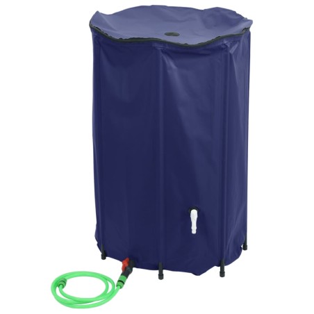 vidaXL Depósito de agua plegable con grifo PVC 1000 l
