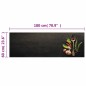 vidaXL Alfombra de cocina lavable terciopelo dibujo especias 60x180 cm vidaXL Alfombra de cocina lavable terciopelo dibujo especias 60x180 cm