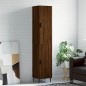vidaXL Aparador alto madera contrachapada roble marrón 34,5x34x180 cm vidaXL Aparador alto madera contrachapada roble marrón 34,5x34x180 cm