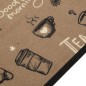 vidaXL Alfombra de cocina lavable terciopelo marrón Morning 60x300 cm vidaXL Alfombra de cocina lavable terciopelo marrón Morning 60x300 cm