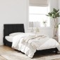 vidaXL Estructura de cama con luces LED terciopelo negro 80x200 cm vidaXL Estructura de cama con luces LED terciopelo negro 80x200 cm