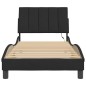 vidaXL Estructura de cama con luces LED terciopelo negro 80x200 cm vidaXL Estructura de cama con luces LED terciopelo negro 80x200 cm